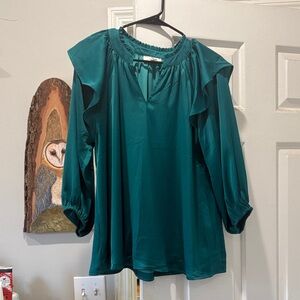 Elegant Teal Women's Top